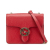Gucci B Gucci Red Calf Leather Small Dollar skin Interlocking G Crossbody Italy