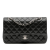 Chanel B Chanel Black Caviar Leather Leather Medium Classic Caviar Double Flap France