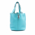 Hermès Picotin 22 Leather Lock Bucket Handbag Blue Atoll