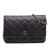 Chanel WOC Caviar Leather Quilted Flap Crossbody Black