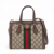 Gucci Ophidia GG Small Striped Canvas 2-Ways Tote Crossbody GG Supreme