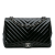 Chanel B Chanel Black Patent Leather Leather Jumbo Classic Chevron Patent Single Flap Italy
