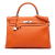 Hermès B Hermès Orange Calf Leather Togo Kelly II Retourne 35 France