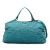 Chanel B Chanel Blue Turquoise Calf Leather Small Iridescent skin Sea Hit Tote Italy
