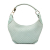 Gucci B Gucci Blue Light Blue Suede Leather G Square Hobo Italy