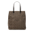 Fendi B Fendi Brown Canvas Fabric Zucchino Tote Italy