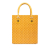 Goyard B Goyard Yellow Coated Canvas Fabric Goyardine Comores Tote GM France
