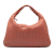 Bottega Veneta B Bottega Veneta Red Indian Red Nappa Leather Leather Medium Nappa Intrecciato Veneta Hobo Italy