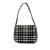 Burberry B Burberry Black with White Wool Fabric Vintage Check Shoulder Bag United Kingdom