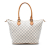Louis Vuitton B Louis Vuitton White Damier Canvas Fabric Damier Azur Saleya MM France