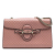 Gucci B Gucci Pink Calf Leather Medium Microguccissima Emily Shoulder Bag Italy