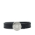 Hermès AB Hermès Black with Silver Calf Leather Swift Clou de Selle Looping Bracelet France