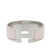 Hermès AB Hermès Pink Light Pink Enamel Other Wide Clic Clac H Bracelet PM France
