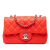Chanel B Chanel Red Lambskin Leather Leather Mini Rectangular Classic Lambskin Single Flap France