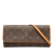 Louis Vuitton B Louis Vuitton Brown Monogram Canvas Fabric Monogram Pochette Twin GM France