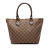 Louis Vuitton AB Louis Vuitton Brown Damier Canvas Fabric Damier Ebene Saleya PM France