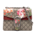 Gucci AB Gucci Brown Beige Coated Canvas Fabric Small GG Supreme Blooms Dionysus Crossbody Italy