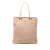 Fendi B Fendi Pink Canvas Fabric Zucchino Tote Italy