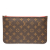 Louis Vuitton AB Louis Vuitton Brown Monogram Canvas Fabric Monogram Neverfull Pouch Spain