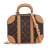 Louis Vuitton AB Louis Vuitton Brown Monogram Canvas Fabric Monogram Valisette PM France