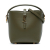 Saint Laurent AB Saint Laurent Green Olive Green Calf Leather Mini Shiny skin Le 37 Bucket Bag Italy