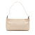 Fendi B Fendi Brown Beige Canvas Fabric Zucchino Pochette Italy