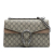 Gucci B Gucci Brown Beige Coated Canvas Fabric Medium GG Supreme Dionysus Shoulder Bag Italy