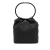 Gucci B Gucci Black Canvas Fabric GG Ring Handbag Italy