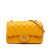 Chanel B Chanel Yellow Mustard Lambskin Leather Leather Mini Rectangular Classic Lambskin Single Flap Italy