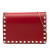 Valentino AB Valentino Red Calf Leather Rockstud Chain Pouch Italy