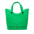 Balenciaga AB Balenciaga Green Rubber Other Crocs Large Tote Italy