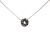 Chanel AB Chanel Silver with Black 18K White Gold Metal Ceramic Ultra Necklace France