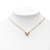 Louis Vuitton AB Louis Vuitton Gold Gold Plated Metal Essential V Necklace Italy