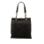 Chanel B Chanel Black Suede Leather CC Tote Italy