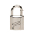 Hermès AB Hermès Silver Palladium Metal Plated Annee Arbre Cadena Lock Charm France