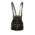 Gucci B Gucci Black Suede Leather Bamboo Drawstring Backpack Italy
