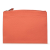Hermès AB Hermès Orange Calf Leather Medium Togo Bazar Pouch France