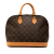 Louis Vuitton B Louis Vuitton Brown Monogram Canvas Fabric Monogram Alma PM France