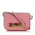 Prada AB Prada Pink Blush Calf Leather Glace Studded Etiquette Crossbody Italy