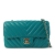 Chanel AB Chanel Green Lambskin Leather Leather Mini Rectangular Chevron Lambskin Single Flap Italy