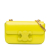 Celine B Celine Yellow Neon Yellow Calf Leather skin Cuir Triomphe Chain Shoulder Bag Italy