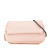 Bottega Veneta B Bottega Veneta Pink Light Pink Calf Leather Intrecciato Chain Flap Crossbody Italy