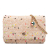Chanel Brown Light Beige Tweed Fabric CC Quilted Candy Cotton and Beach Ball Wallet On Chain Italy