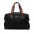 Gucci AB Gucci Black Canvas Fabric GG Web Travel Bag Italy