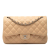 Chanel B Chanel Brown Beige Lambskin Leather Leather Jumbo Classic Lambskin Double Flap Italy