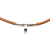 Hermès B Hermès Brown with Silver Calf Leather Kite Choker Necklace France