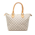 Louis Vuitton B Louis Vuitton White Damier Canvas Fabric Damier Azur Saleya PM France