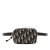 Christian Dior AB Dior Blue Navy Canvas Fabric Oblique Belt Pouch Italy