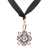 Chanel AB Chanel Gold Gold Plated Metal Rhinestones Embellished Snowflake Pendant Necklace Italy