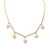 Louis Vuitton AB Louis Vuitton Gold Gold Plated Metal Charmy Pearl Necklace Italy